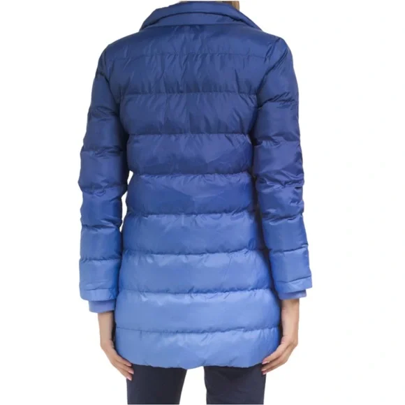 G/FORE *FINAL DROP* Ombre Longline Puffer W/ Removable Hood Jacket NWT - Picture 4 of 7